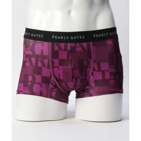 パーリーゲイツ PEARLY GATES エステル PG柄 ボクサーパンツ【返品不可商品】 （ローズピンク）