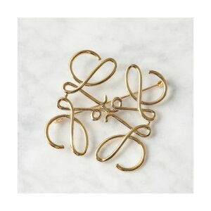 ���G�x LOEWE LOEWE �u���[�` ANAGRAM BROOCH �A�i�O���� �i25020/8130/�S�[���h�j