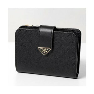 プラダ PRADA PRADA 二つ折り財布 1ML018 2DYG サフィアーノレザー (F0002/NERO/ブラック)
