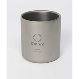 スモア S'more S'more /Titanium cup double 350ml◆ チタンカップ 350 （シルバー）