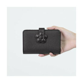 マリークワント MARY QUANT デイジーパッチスナップ2 Lウォレット （ブラック）