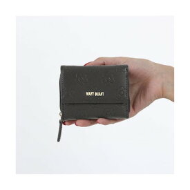 マリークワント MARY QUANT デイジーアウトラインパターン2 ミニウォレット （ブラック）