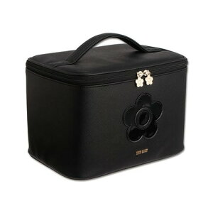 マリークワント MARY QUANT サフィアーノデイジーパッチ バニティXL (ブラック)