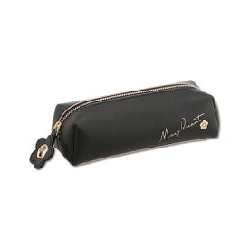 マリークワント MARY QUANT フリップサイドデイジー スクエアペンケース （ブラック）