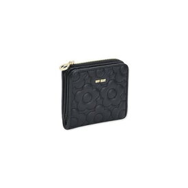 マリークワント MARY QUANT キルトフォームデイジー ウォレット （ブラック）