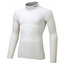 プーマ PUMA PUMA プーマ サッカー コンプレッション ジュニア モックネック LS インナーウェア 65【返品不可商品】 （04PUMA WHITE）