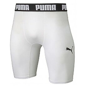 プーマ PUMA PUMA プーマ サッカー コンプレッション ジュニア ショートタイツ インナーウェア 656【返品不可商品】 （04PUMA WHITE）