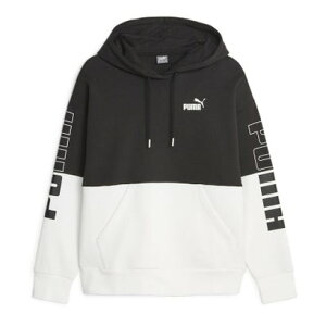 �v�[�} PUMA PUMA �v�[�} PUMA POWER �J���[�u���b�N �t�[�f�B�[ �X�E�F�b�g �E�B�����Y �p�[�J�[ �iPUMA BLACK�j