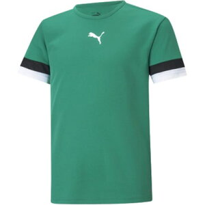 プーマ PUMA PUMA プーマ サッカー TEAMRISE ゲームシャツ JR 半袖 ジュニア 705140 05 (PEPPER GRN-)