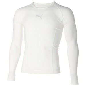 v[} PUMA PUMA v[} TbJ[ LIGA BASELAYER SS TVc LS 658223 04 iPUMA WHITEj