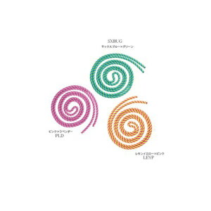ササキスポーツ SASAKI ササキ SASAKI 新体操 ジュニアスパイラルロープ 径0.9cm 長さ2.5m 認定マークなし (ピンク/ラベンダー)
