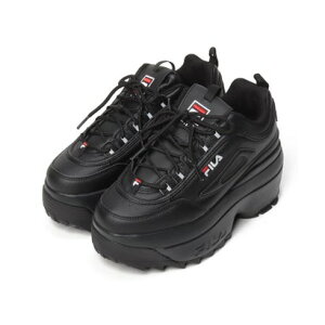 tB FILA Disruptor II Wedge / fBXv^[2 EFbW JWAXj[J[  ̘H胂f / ubN iubNj