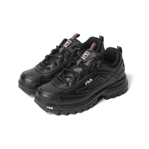 フィラ FILA Distorter Premium/ ディストーター プレミアム カジュアル厚底スニーカー ユニセックス / ブラック (ブラック)
