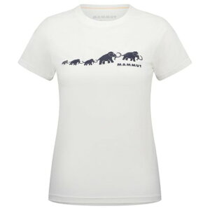 �}���[�g MAMMUT MAMMUT �}���[�g �A�E�g�h�A T�V���c ���f�B�[�X QD Logo Print T�[Shirt AF Women 10 �iWHITE PRT3�j