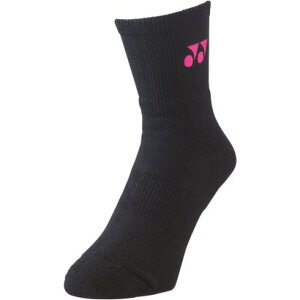 ヨネックス YONEX Yonex ヨネックス テニス メンズハーフソックス 19122【返品不可商品】 (ブラック/ピンク)