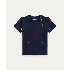 �|�� �����t ���[���� POLO RALPH LAUREN (�x�r�[)Polo �|�j�[ �R�b�g�� ���b�V�� T�V���c �i410�l�C�r�[�j