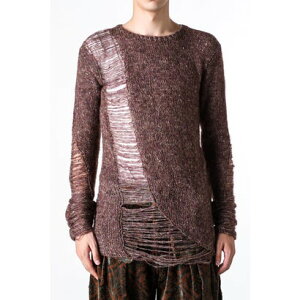 �w�I�[�X HEOS Tattered Knit �iPurple�j
