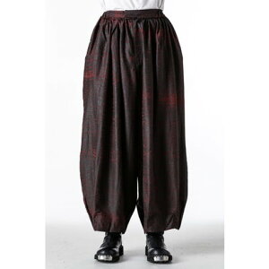 �w�I�[�X HEOS Gather Pants �iRed&Black�j