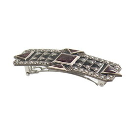 クララビジュー Clara Bijoux バレッタ （ブラック系）