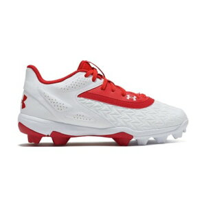 アンダーアーマー UNDER ARMOUR UNDER ARMOUR アンダーアーマー UA リードオフ ロー ラバーモールド ジュニア 3.0 30 (RED/WHT/RED ホ」ワ」イ」ト)