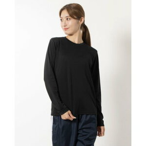 ティゴラ TIGORA レディース 長袖機能Tシャツ iHEATロングTシャツ TR-9A2684TL (ブラック)