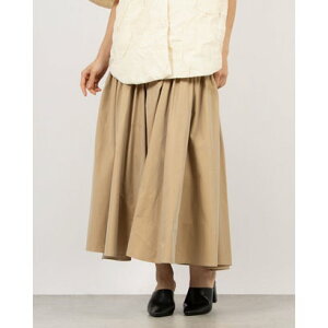 �N���l CLANE VOLUME GATHER SKIRT �iBEIGE�j