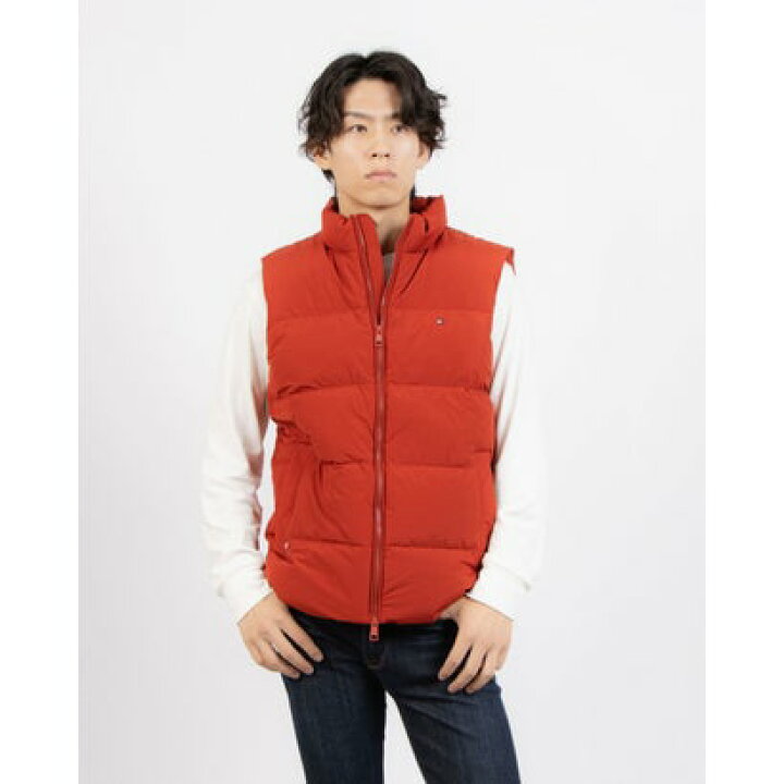 楽天市場】トミー ヒルフィガー TOMMY HILFIGER ダウンベスト （レッド 