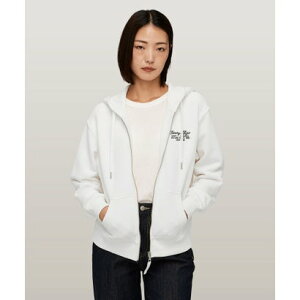 g~[ qtBK[ TOMMY HILFIGER REG SCRIPT GRAPHIC FZ HOODIE izCgj