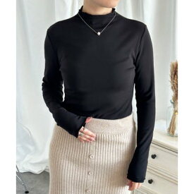 アイモハ aimoha aimoha/フリル裏ボアインナートップス （ブラック）