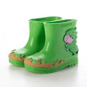 メリッサ melissa MINI MELISSA WELLY + PEPPA PIG BB (GREEN/BEIGE)