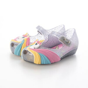 �����b�T melissa MINI MELISSA ULTRAGIRL UNI BB �iGLITTER CLEAR /PINK�j