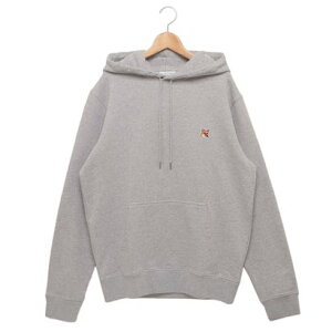 ���]���L�c�l MAISON KITSUNE �p�[�J�[ �t�[�f�B�[ �t�H�b�N�X�w�b�h �p�b�` �O���[ �����Y MAISON KITSUNE LM00702KM0001 H120 �iLIGHTGREYMELANGE�j