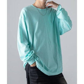 メゾンクラブ MAISON CLUB American Apparel 6oz ロングスリーブTee ロンT 長袖 トップス 無地 Tシャツ コットン100% （サックスブルー）