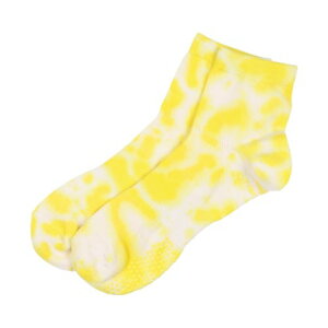 ティゴラ TIGORA 陸上/ランニング ソックス ランニング ショートソックス(タイダイ柄) TR-3R0084SK (フラッシュイエロー)