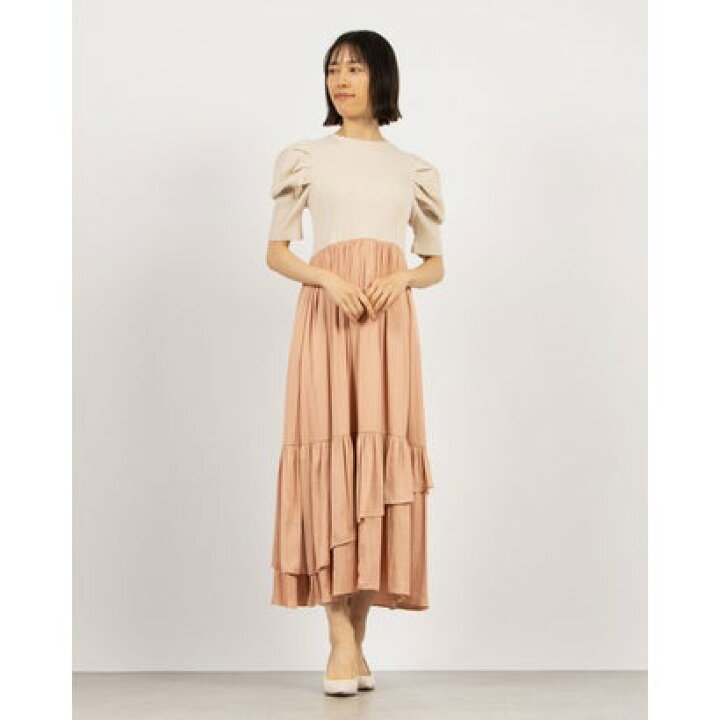 楽天市場】トーナル TONAL リブドッキングサテンワンピース : LOCOMALL 