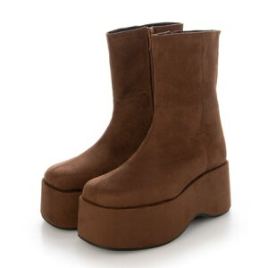 アタガール attagirl 厚底ステッチショートブーツ (オークスエード)