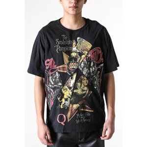 �C���N ink Crack Band Short Sleeve T-shirt (Rock) �iBlack�j