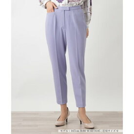 レリアン Leilian クロップドパンツ （パープル系）