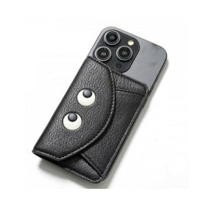 �A�j���n�C���h�}�[�` Anya Hindmarch ANYA HINDMARCH �J�[�h�P�[�X Envelope Card Case Magnetic Eyes �i199452/Black/�u���b�N�j