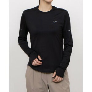 ナイキ NIKE レディース 陸上/ランニング 長袖Tシャツ ナイキ ウィメンズ スウィフト DF UV L/S トップ HQ0504010 (ブラック/(リフレクトシルバー))