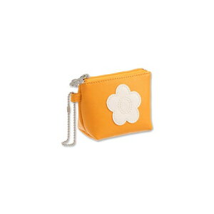 マリークワント MARY QUANT カラフルファンファーレ 舟型ポーチミニミニ (オレンジ)