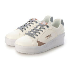 モズ moz レディース スニーカー 軽量 厚底 疲れない 歩きやすい moz モズ 靴 おしゃれ 白 黒 MZ25151 (MULTI)