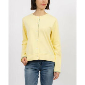 センソユニコ Sensounico Lucruca cotton天竺カーディガン （イエロー）