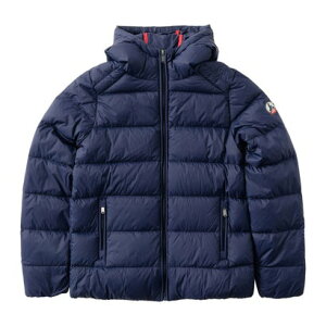 Wbg JOTT _EWPbg ni STRAIGHT-CUT HOODED DOWN JACKET FW24WDOW28 NAVY ilCr[j