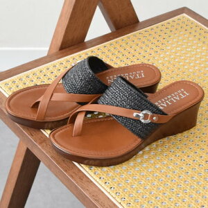 �C�^���A���V���[���[�J�[�Y ITALIAN SHOEMAKERS �N���X�X�g���b�v�g���O�~���[���T���_�� �i�u���b�N�j