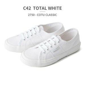 �X�y���K SUPERGA �X�j�[�J�[ �����Y ���f�B�[�X �R�[�g �N���V�b�N S000010 SS90010 �X�y���K 2750 COTU CLASSIC ��ԃ��f�� �i�z���C�g�j