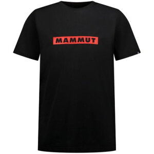 }[g MAMMUT }[g MAMMUT AEghA QD SvgTVc QD Logo Print T[Shirt AF Men  Y eB[Vc ST i00778 BK-MAMRED2j