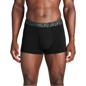 A_[A[}[ UNDER ARMOUR A_[A[}[ UNDER ARMOUR UA PERFORMANCE COTTON 3 INCH UNDERWEAR 3P UA ptH[}XRbg i001 BLACK/BLACK/STEELj