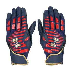 A_[A[}[ UNDER ARMOUR A_[A[}[ UNDER ARMOUR UA CLEAN UP PRO BATTING GLOVES UA N[Abv v obeBOO[u 6 i410 MIDNIGHTNAVY/RED/METALLj