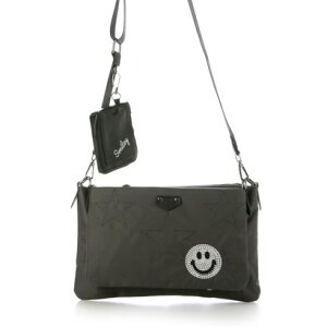 スマイリーフェイス SMILEY FACE 親子ショルダーバッグ (グレー)